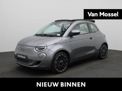 Fiat 500 C 500e 42 kwh la prima | cabrio | automaat | navigatie | virtual cockpit | camera | verwarmde stoelen | climate control | parkeersensoren | keyless | lichtmetalen velgen |