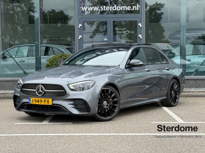 Mercedes-Benz E-Klasse 200 business solution amg l panoramadak l burmester i distronic i 360 camera i keyless i widescreen i lederen bekleding i sfeerverlichting i i nl geleverde auto i stoelverwarming i augmented reality-video i