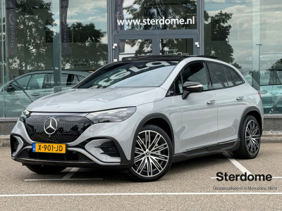 Mercedes-Benz Eqe suv 350 4matic amg line 91 kwh l airmatic l achteras besturing l distronic l panoramadak l memory l 360 gr camera l burmester l multibeam led l keyless go mbux l night pakket l augmented reality l manufactur alpine grau l ...