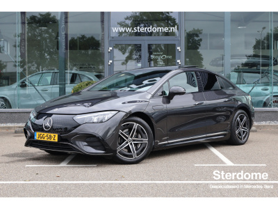 Mercedes-Benz Eqe 300 amg line 89 kwh i panoramadak i burmester i distronic pro i stoelverwarming i keyless go i camera i memory stoelen i i sfeerverlichting i alarm i apple carplay i