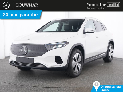 Mercedes-Benz Eqa 250+ luxury line 71 kwh ledkoplampen | parkeerpakket met achteruitrijcamera | stuur en stoelverwarming | advanced soundsystem. inclusief 24 maanden mercedes-benz certified garantie voor europa.