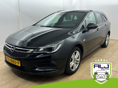 Opel Astra occasion 1.0 business+ | zwart | tweedehands opel astra | airco | cruisecontrol | bluetooth | trekhaak