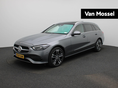 Mercedes-Benz C-Klasse estate 300 e luxury line | automaat | panorama dak | burmester  | virtual cockpit | elec. achterklep | sfeer verlichting | leder | navigatie | climate control | camera | parkeer sensoren | lmv | schuifdak | led |