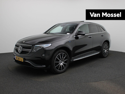 Mercedes-Benz Eqc 400 4matic business solution amg 80 kwh | automaat | schuif dak | memory seats | sfeer verlichting | half-leder | navigatie | climate control | parkeer sensoren | lmv | led | 360 camera | virtual cockpit | trekhaak | dab
