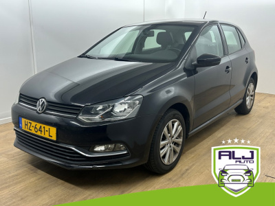 Volkswagen Polo occasion 1.2 tsi highline | zwart | tweedehands volkswagen polo | airco | bluetooth | cruisecontrol