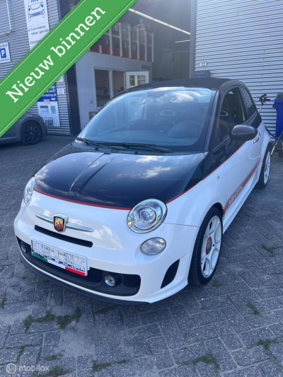 Fiat 500 C 1.4-16v abarth /bi-colore/airco/ecc/lm velgen/sportuitlaat/xenon/leer/navi/pdc/bommetje slechts 92000km