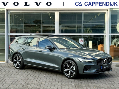 Volvo V60 t6 398pk recharge ultra dark| pano| 360camera| adap.cruise| awd