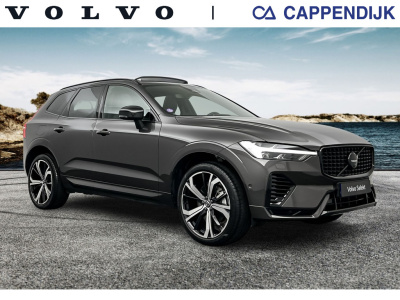 Volvo XC60 t6 398pk recharge ultra dark| pano| luchtvering| hud| 360camera