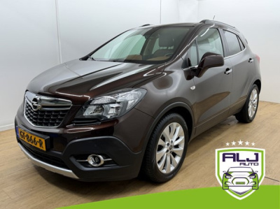 Opel Mokka occasion 1.4 t cosmo | bruin | tweedehands opel mokka | airco | pano | cruisecontrol | trekhaak | bluetooth