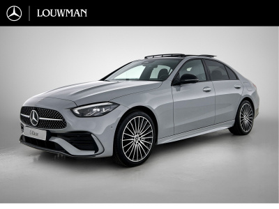 Mercedes-Benz C-Klasse 300 e 140 years edition |  comfortpakket plus | nightpakket | parkeerpakket met 360°-camera | trekhaak | panoramaschuifdak | middenconsole metaalstructuur | distronic | guard 360° plus | 19" multispaaks lichtmetalen amg-ve...