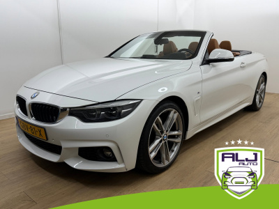 BMW 4 Serie cabrio occasion 430i high executive | tweedehands bmw cabrio 430 hardtop met m pakket | airco | cruise | unieke auto