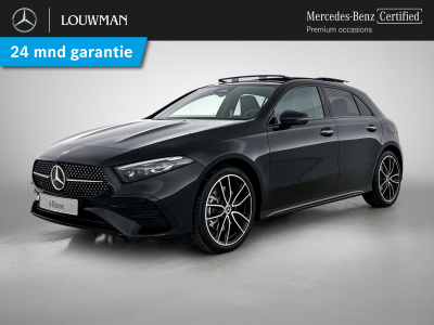 Mercedes-Benz A-Klasse 250 e business solution amg | amg line plus pakket | nightpakket | multibeam led | 360° camera | panoramaschuifdak | smartphone-integratie | head-up display | 19 inch amg velgen |