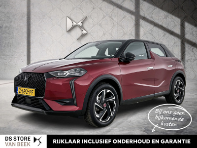 Ds Ds 3 e-tense performance line 54 kwh | rijklaar | leder | adaptive cruise | head-up display |