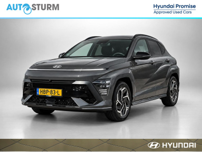 Hyundai Kona 1.6 gdi hev n line trekhaak afneembaar, allseasons + nieuwstaat!