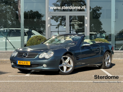 Mercedes-Benz Sl 350 l beige leder l comand aps l keyless go l alarm l multicontourstoelen l stoelverwarming l hout- lederen stuurwiel l bi- xenonl nederlands nieuw geleverd l complete historie l