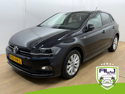 Volkswagen Polo occasion 1.0 tsi highline business r | zwart | tweedehands volkswagen polo | cruise | airco | carplay | parkeercam