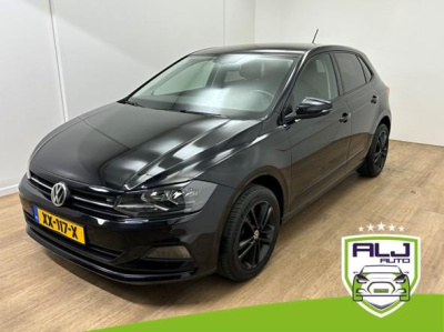 Volkswagen Polo occasion 1.0 tsi comfortline | zwart | tweedehands volkswagen polo | airco | cruisecontrol | achteruitrijcamera