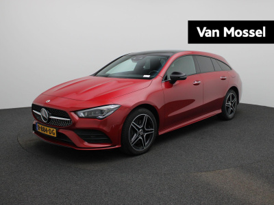 Mercedes-Benz Cla shooting brake 250 e business solution amg limited | automaat | stoel verwarming | panorama dak | lmv | focal audio | camera | parkeer sensoren | navigatie | elec. achterklep | sfeer verlichting | virtual cockpit