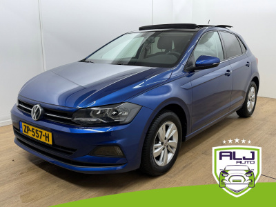 Volkswagen Polo occasion 1.0 tsi beats | blauw | tweedehands volkswagen polo | airco | cruisecontrol lim | carplay | panoramadak