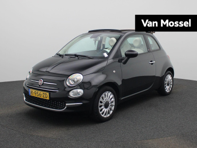 Fiat 500 C 1.0 hybrid lounge | cabrio | lmv | dab | bluetooth | climate control | cruise control | parkeer sensoren | lage km stand
