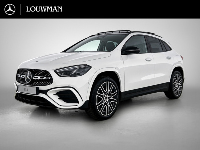 Mercedes-Benz Gla-klasse 250 e 140 year edition | amg line plus pakket | dodehoekassistent | advanced sound system | multibeam led | panoramaschuifdak | smartphone integratie |