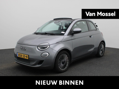 Fiat 500 C red 42 kwh | cabrio | apple carplay / android auto | climate control | stoel verwarming | parkeer sensoren | cruise control | navigatie | bluetooth | lichtmetalen velgen |