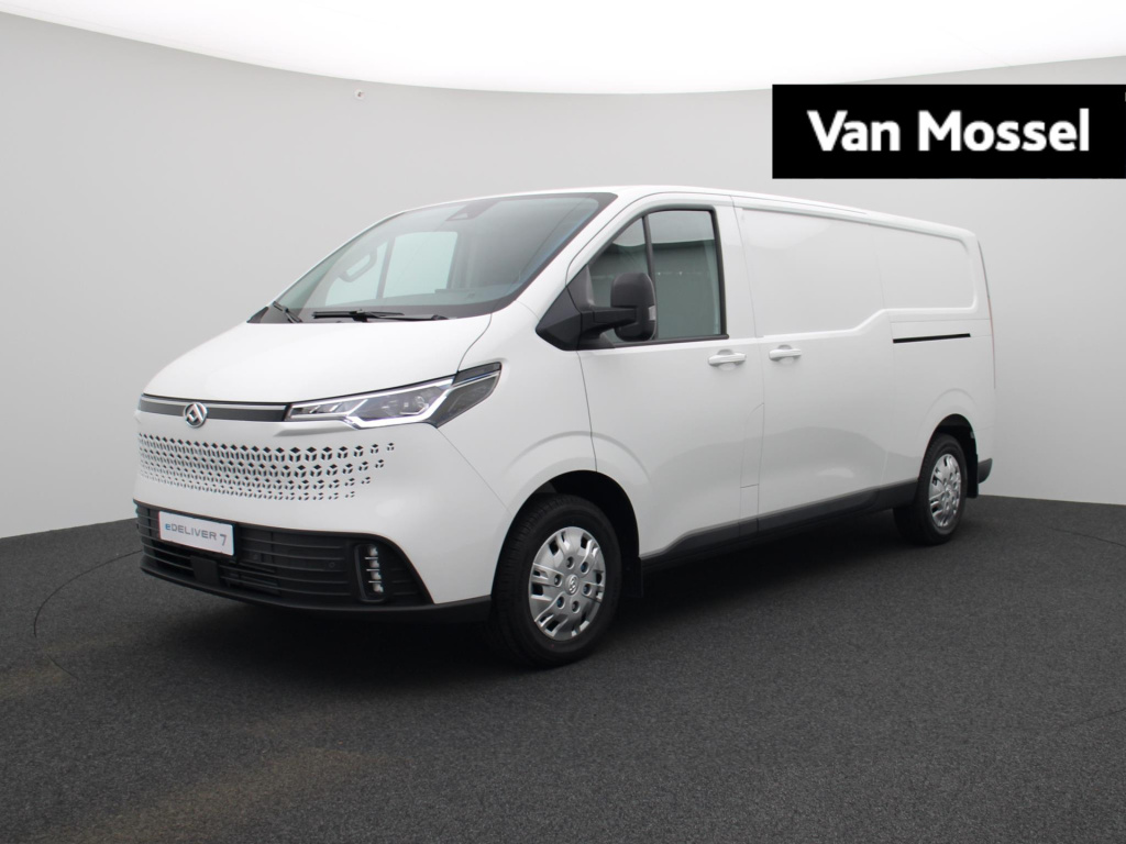 Maxus Edeliver7 l2h1 77 kwh maxus edeliver7 l2h1 77 kwh  | subsidie mogelijk | 452km stad / 310km combi wltp | 6,7 m3 laadruimte! | trekgewicht 1500 kg