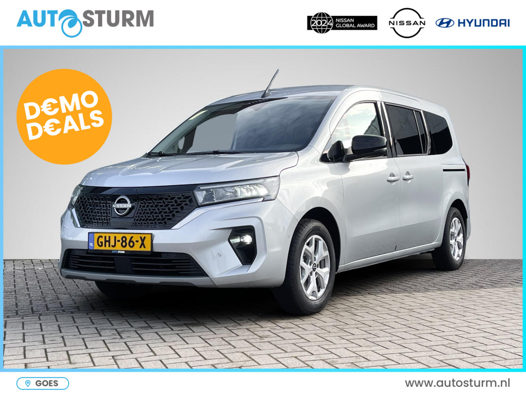 Nissan Townstar evalia n-connecta l2 45 kwh 7-persoons | trekhaak | camera | apple carplay/android auto | led koplampen | rijklaarprijs incl btw!