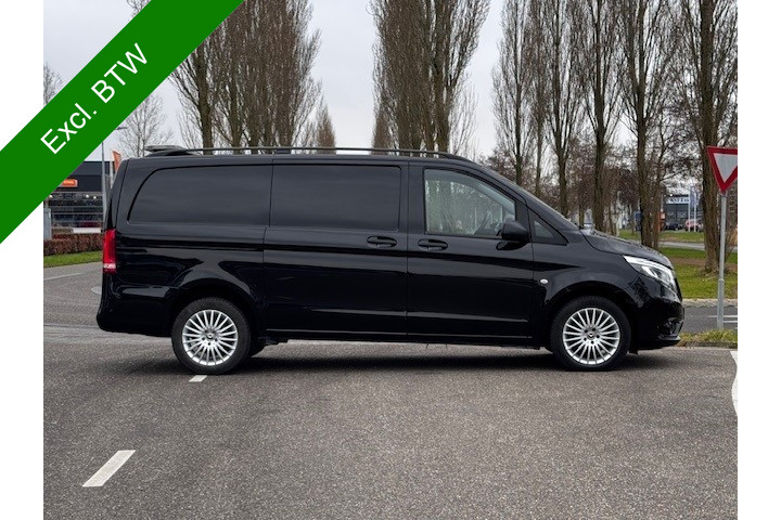 Mercedes-Benz Vito 114 cdi lang l trekhaak l becker map pilot l camera l led intelligent l comfortstoelen voor best. + bijrijder l airco l houten vloer l thermotronic l lm velgen l dakrails l tussenschot l
