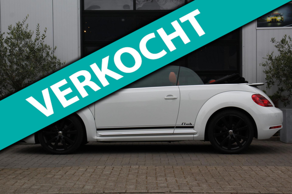 Volkswagen New Beetle cabriolet 1.4 tsi r-line club bluemotion - dab - led - fender audio - carplay - dsg - leder - full option!