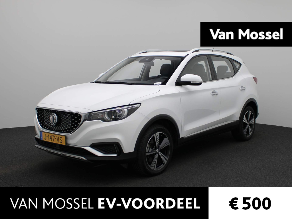 MG Zs-ev mg luxury 45 kwh aut. | panoramadak | leder | navigatie | airco | schuifdak | lmv | camera | dab | apple carplay | stoelverwarming | lage km stand