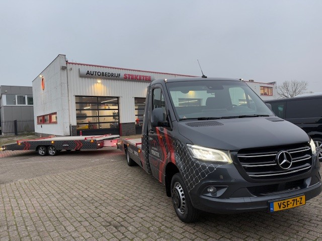 Mercedes-Benz Sprinter +aanhanger 519 cdi v6 autotransporter *combinatieprijs* 7g-tronic kegger