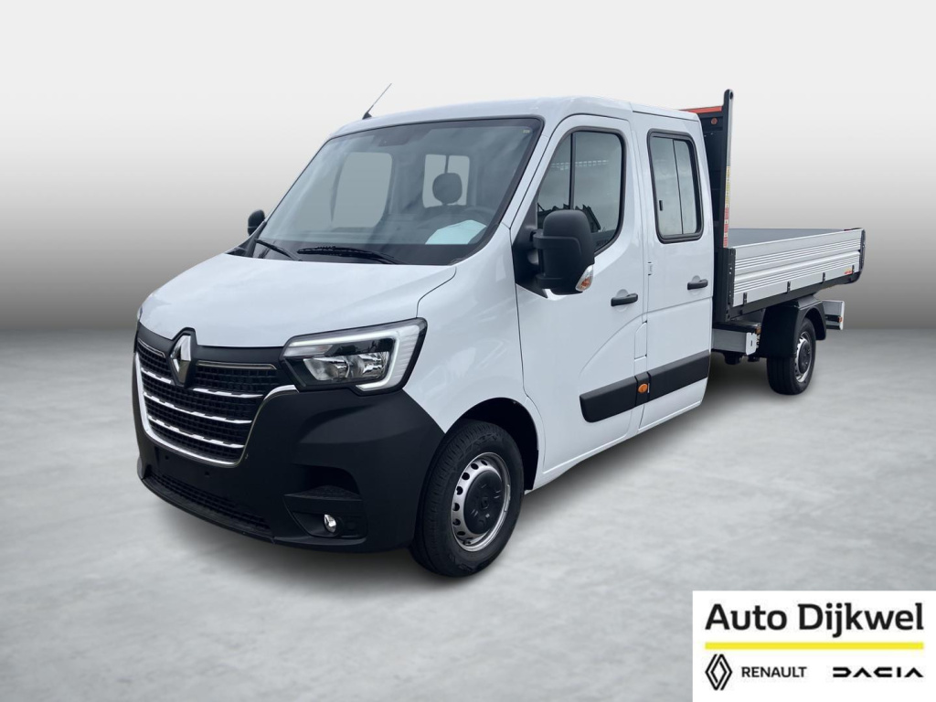 Renault Master t35 2.3 dci 165 l3 dc comfort kipper direct uit voorraad leverbaar, bpm vrij!!