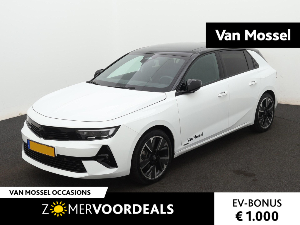 Opel Astra electric 54 kwh gs | automaat | 156pk | 3 fase | navi | camera | schuifdak | head-up display