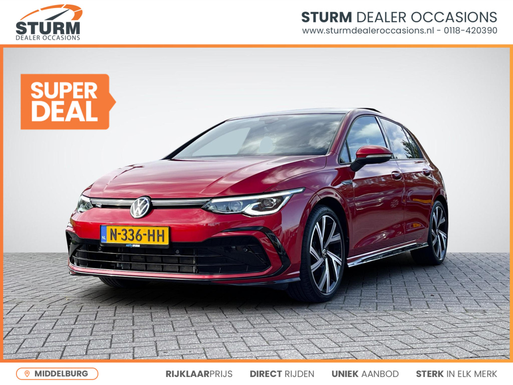 Volkswagen Golf 1.5 etsi r-line | panoramadak | harman/kardon | sportstoelen | full-led | navigatie | apple carplay/android auto | dodehoek | park. assist | rijklaarprijs!
