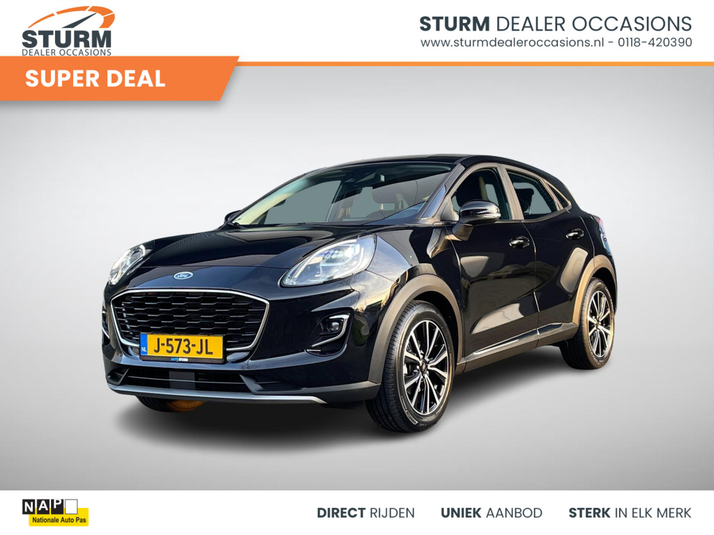 Ford Puma 1.0 ecoboost hybrid titanium winter pack | navigatie | stuur- + stoelverwarming | led koplampen | apple carplay/android auto | rijklaarprijs!