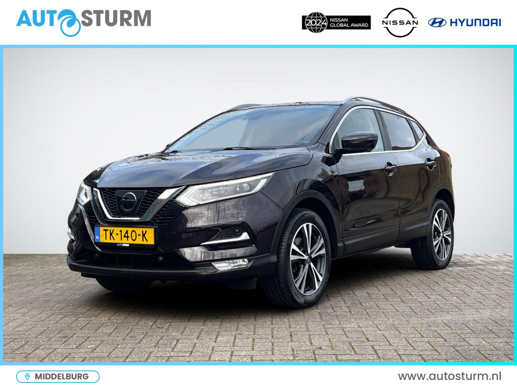Nissan Qashqai 1.2 n-connecta design pack | trekhaak | led koplampen | navigatie | 360° camera | keyless entry | cruise & climate control | rijklaarprijs!