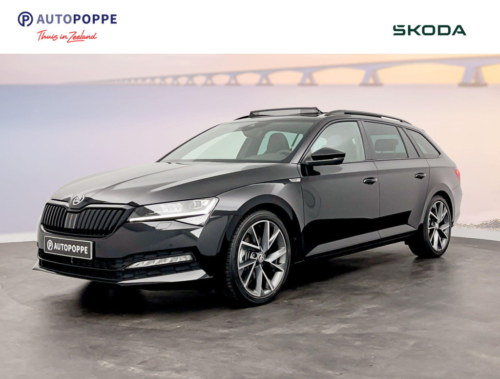 Skoda Superb sportline business 1.5 110 kw / 150 pk tsi combi 7 panoramadak - trekhaak - 19 inch lm