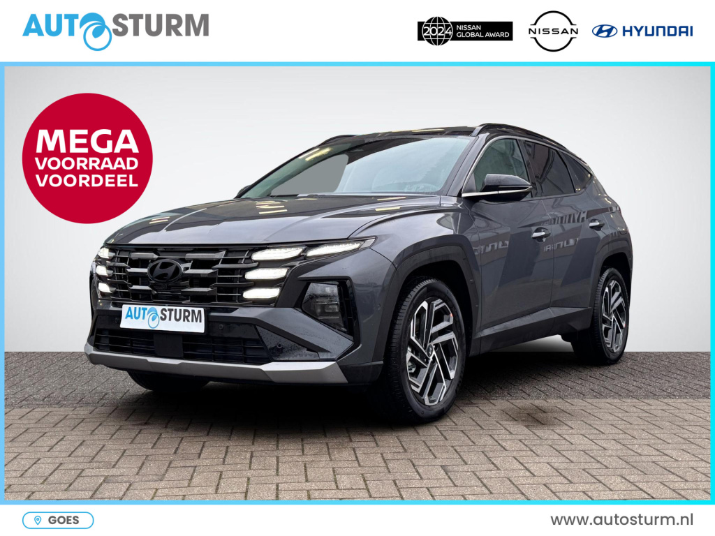 Hyundai Tucson Hybrid 1.6 t-gdi hev premium light grey interior