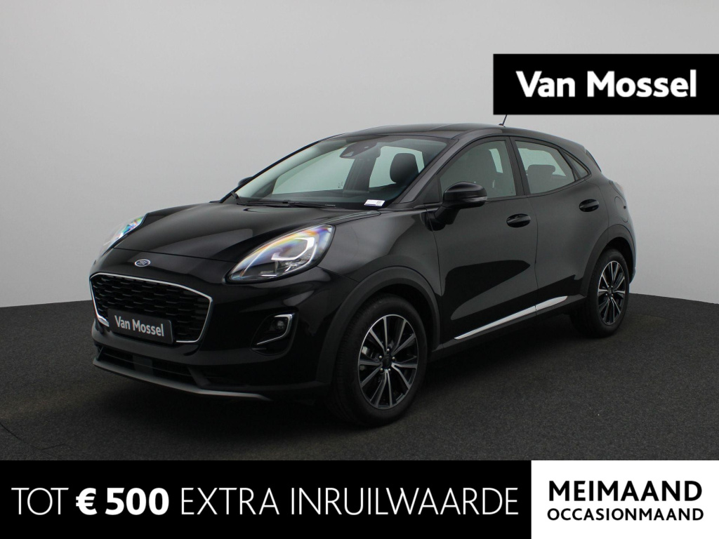 Ford Puma 1.0 ecoboost hybrid titanium | lmv | dab | cruise control | bluetooth | navigatie | airco | stoel/stuurverwarming | parkeer sensoren | lage km stand