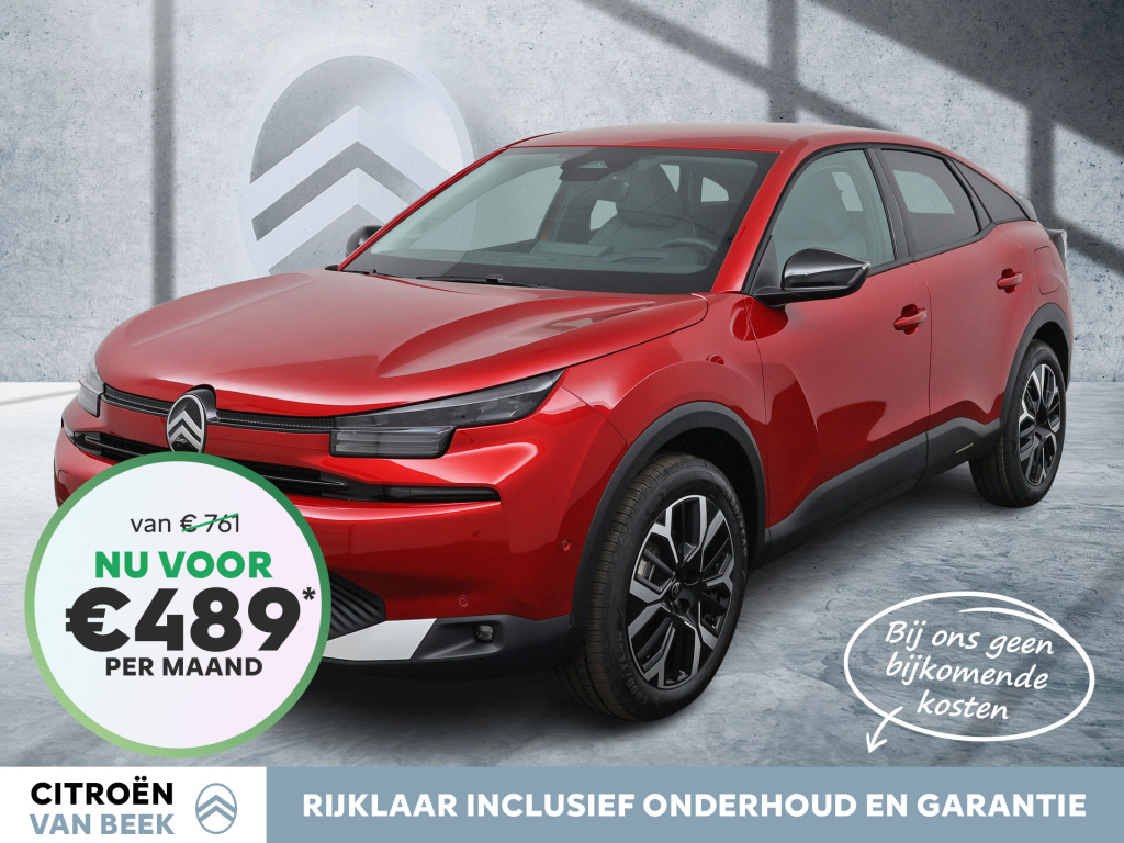 Citroen C4 hybrid 136 pk automaat max | private lease 36 mnd 10.000 p.j. €489,- | adaptive cruise control | camera voor + achter |