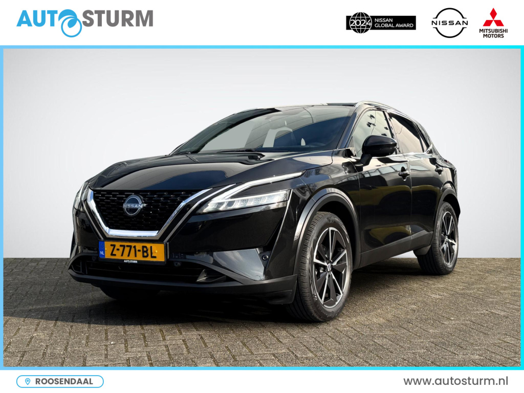 Nissan Qashqai 1.3 mhev xtronic tekna design pack | panoramadak | head-up display | adapt. cruise control | apple carplay/android auto | matrix-led | rijklaarprijs!