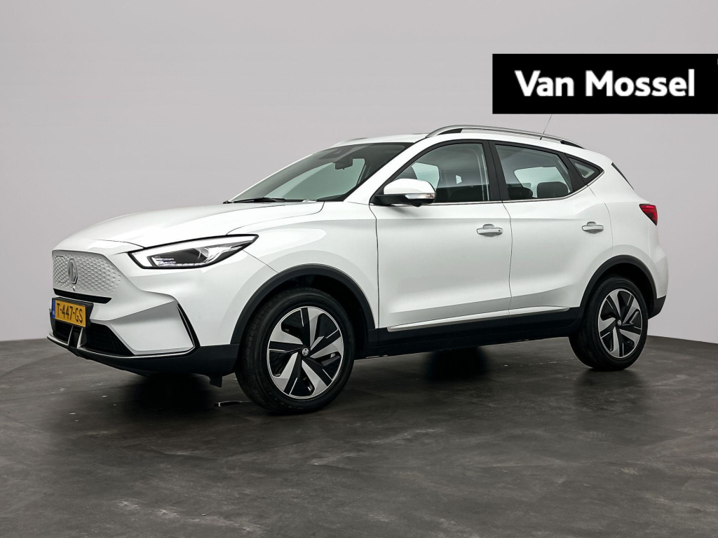 MG Zs-ev standard range luxury 50 kwh | wltp 320km | panorama/schuif-kantel dak | 17'lmv | acc | ecc | 360° cam | navigatie | dab | btw auto | demo |