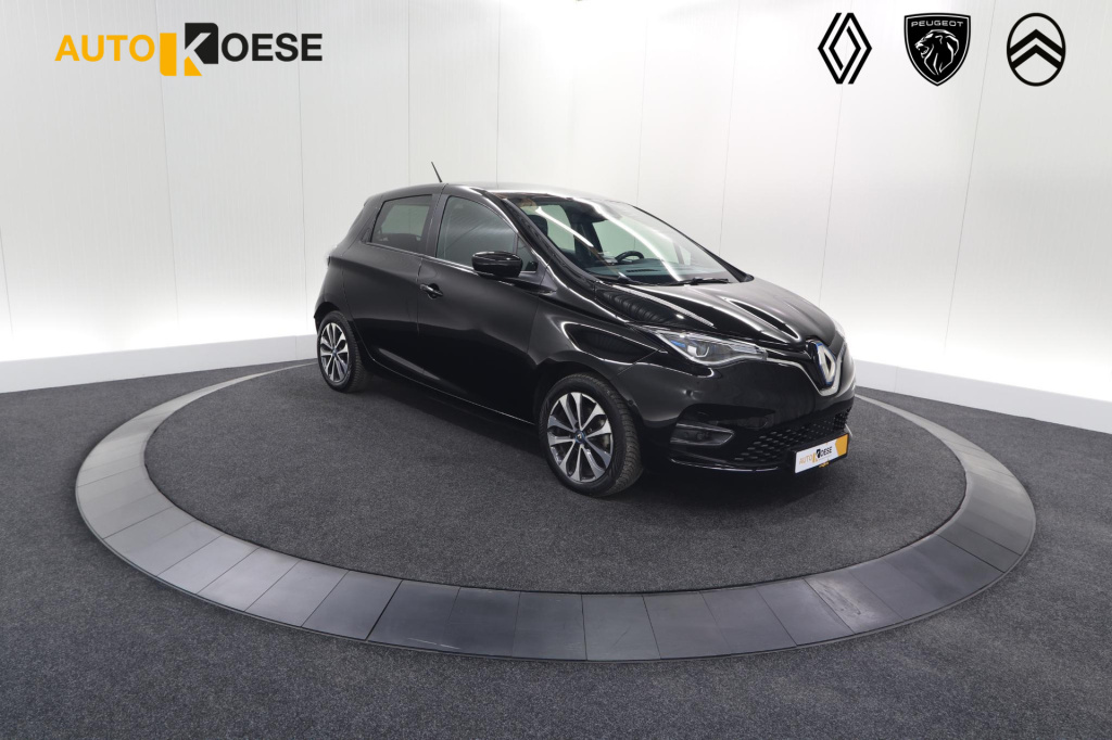 Renault Zoe r135 intens 52 kwh | koopaccu | trekhaak | camera | pack winter | 9.3 inch navigatiescherm | dodehoekdetectie