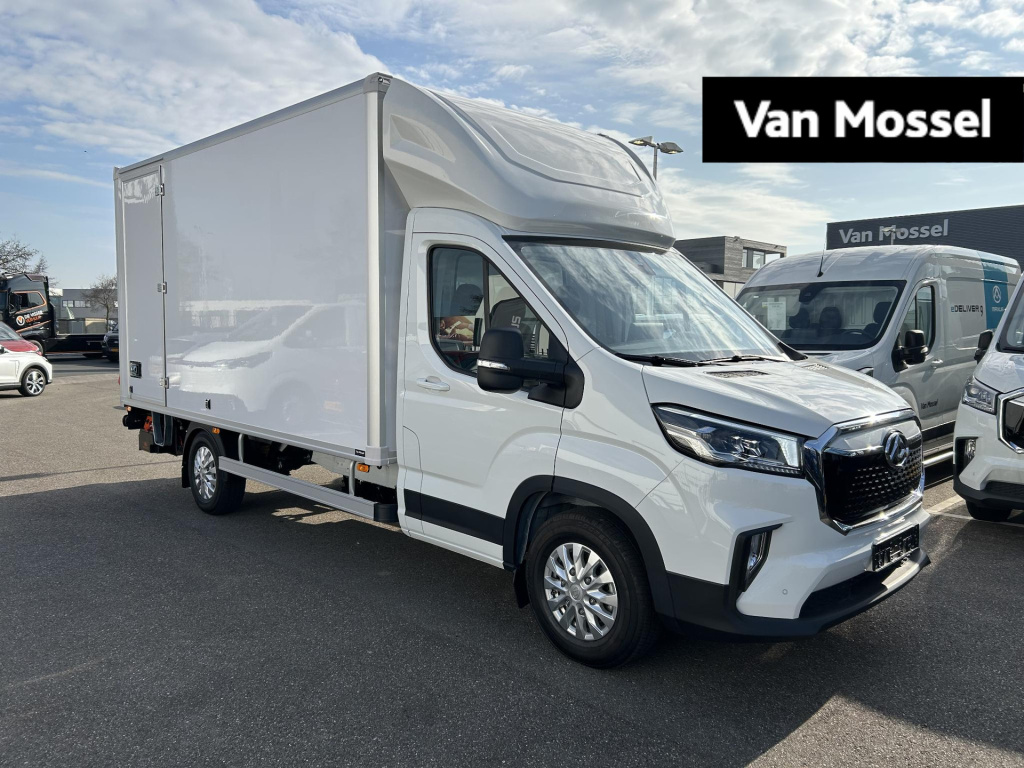 Maxus Edeliver9 l4 citybox 65 kwh uit voorraad | b-rijbewijs | incl. citybox opbouw | dhollandia 750 kg laadklep | apple carplay \ android auto | leder