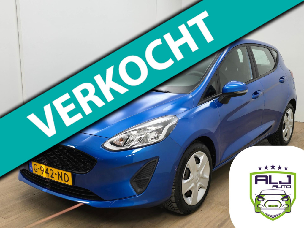 Ford Fiesta occasion 1.1 trend met cruisecontrol en carplay | tweedehands ford fiesta blauw | navi | airco | metallic | dab | vol