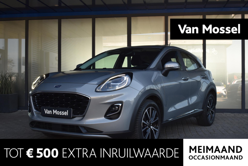 Ford Puma 1.0 ecoboost hybrid titanium btw auto | lmv | parkeersensoren | apple carplay & android auto | ac | bluetooth