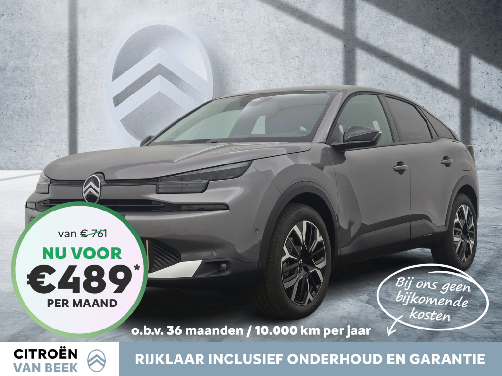 Citroen C4 hybrid 136 pk automaat max | private lease 36 mnd 10.000 p.j. €489,- | adaptive cruise control | camera voor + achter |