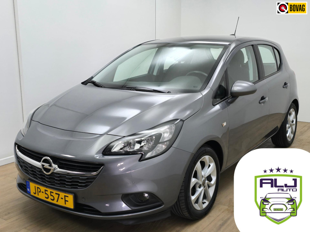 Opel Corsa occasion 1.0 turbo | 6bak, parkeersensoren, carplay, cruise | tweedehands opel corsa in antracietgrijs | dab | airco
