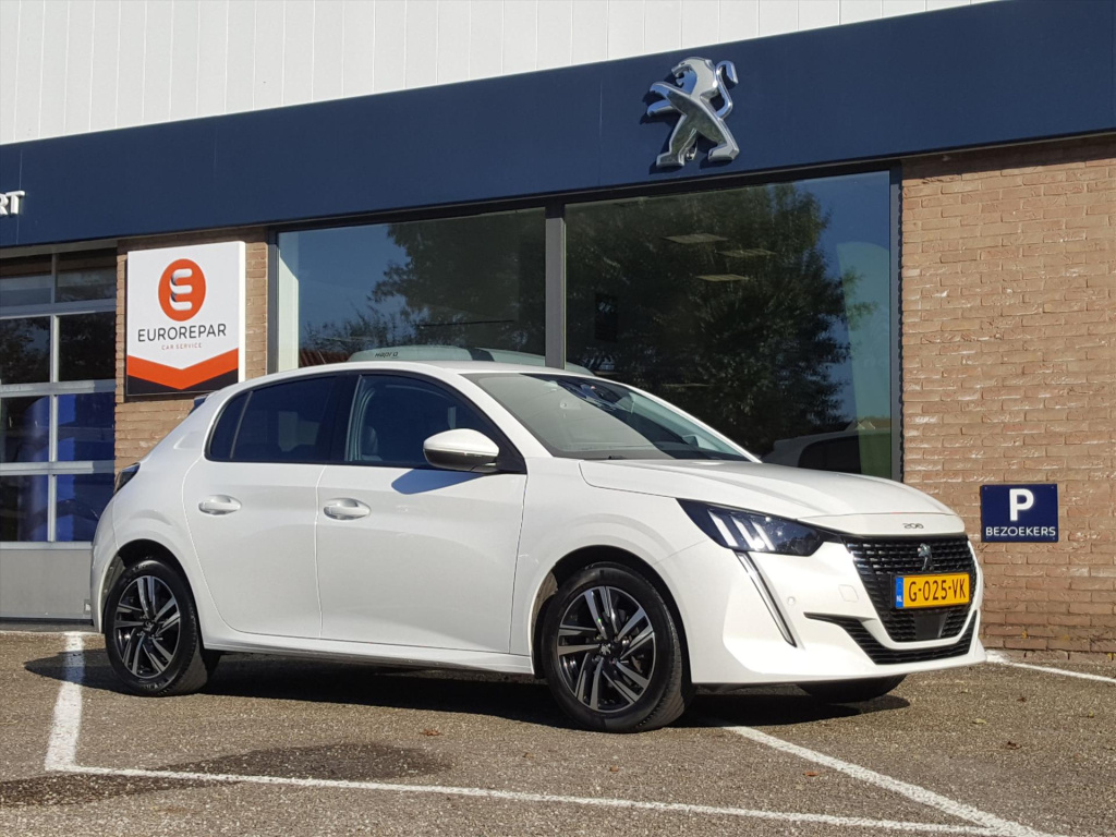 Peugeot 208 allure 1.2 pt-100pk navigatie | 3d-cockpit | cruise & climate | achteruitrijcamera | keyless entry&start | parkeerhulp voor&achter| bt&tel.lad | lmv16